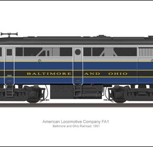 ALCO FA1 Baltimore and Ohio