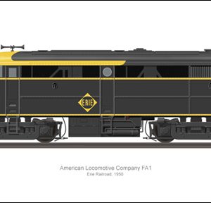 ALCO FA1 Erie Railroad