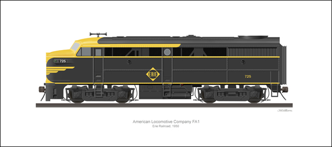 ALCO FA1 Erie Railroad