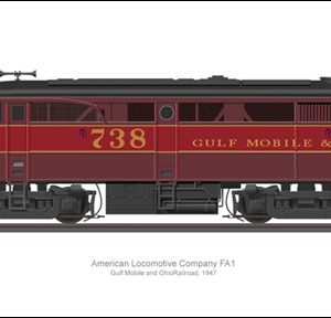 ALCO FA1 Gulf Mobile and Ohio