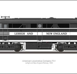ALCO FA1 Lehigh and New England