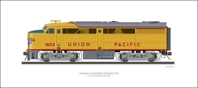 ALCO FA1 Union Pacific
