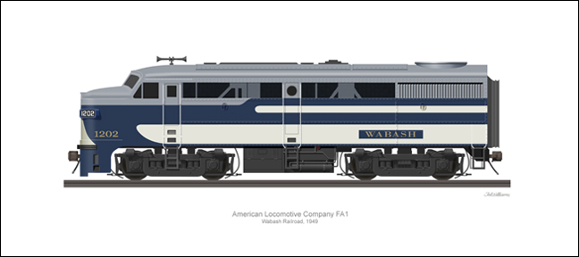 ALCO FA1 WABASH