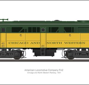 ALCO FA2 Chicago and North Western
