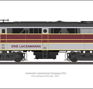 ALCO FA2 Erie Lackawanna