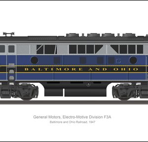 EMD F3A B&O