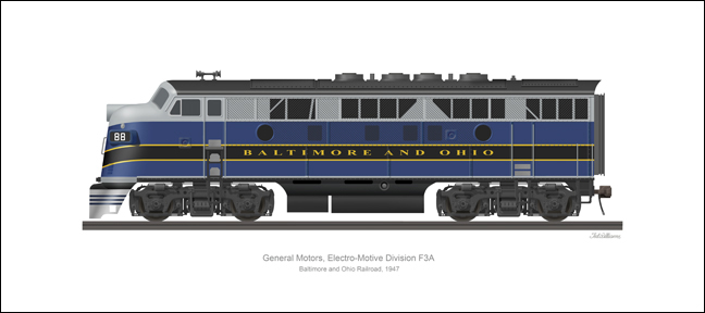 EMD F3A B&O