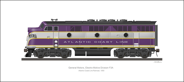 EMD F3A Antlantic Coast Line