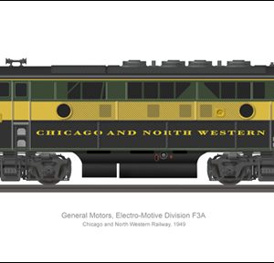 EMD F3A Chicago and North Western