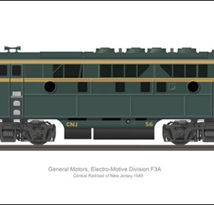EMD F3A Central Railroad of New Jersey