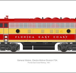 EMD F3A Florida East Coast