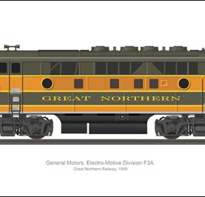 EMD F3A Great Northerm