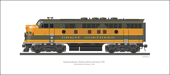 EMD F3A Great Northerm
