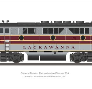 EMD F3A Lackawanna