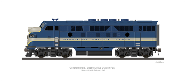 EMD F3A Missouri Pacific