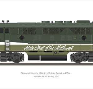 EMD F3A Northern Pacific