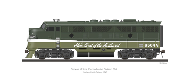 EMD F3A Northern Pacific