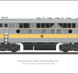 EMD F3A New York, Ontario and Western
