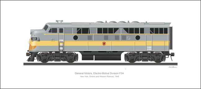 EMD F3A New York, Ontario and Western