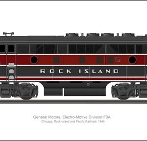 EMD F3A Rock Island