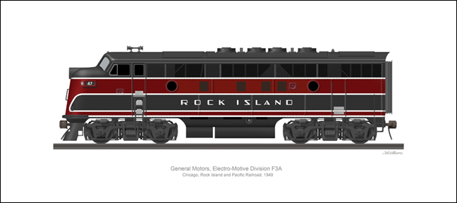 EMD F3A Rock Island