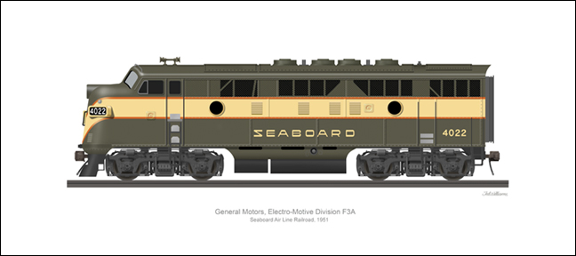 EMD F3A SEABOARD