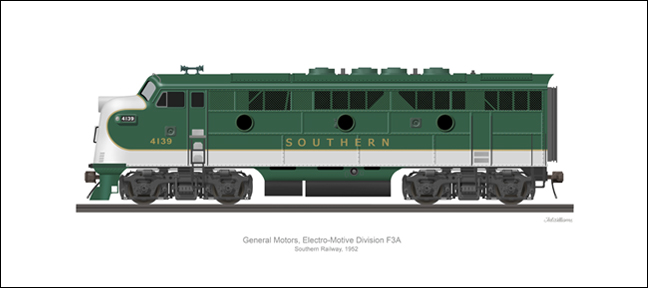 EMD F3A SOUTHERN