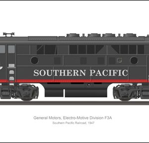 EMD F3A Southern Pacific