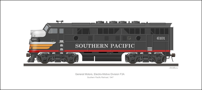EMD F3A Southern Pacific