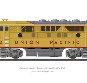 EMD F3A Union Pacific