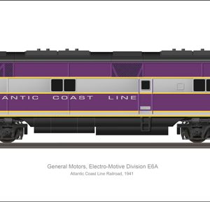 EMD E6A  Atlantic Coast Line