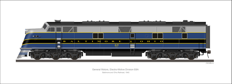 EMD E6A Baltimore and Ohio