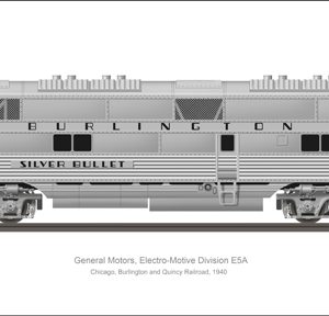 EMD E5  Burlington