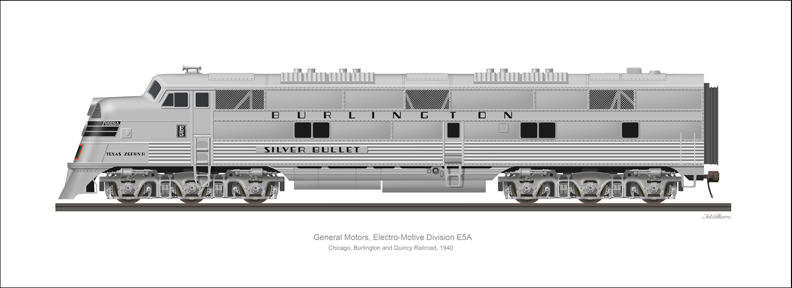 EMD E5 Burlington