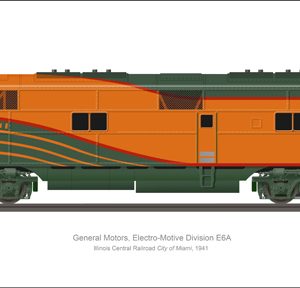 EMD E6A IC City of Miami