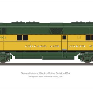 EMD E6A Chicago & North Western