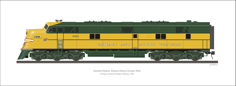 EMD E6A Chicago & North Western