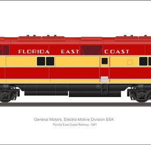 EMD E6A Florida East Coast