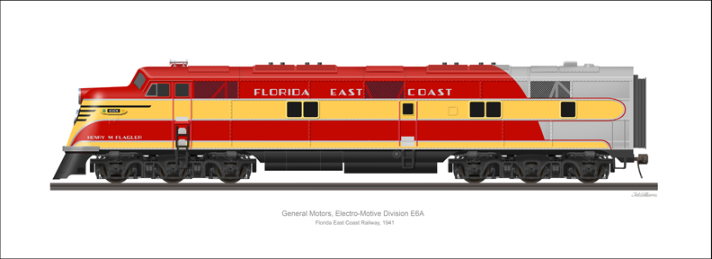 EMD E6A Florida East Coast