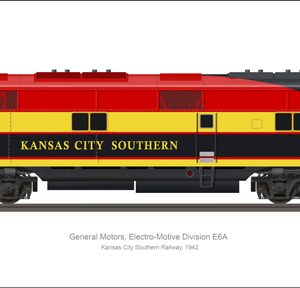 EMD E6A Kansas City Southern