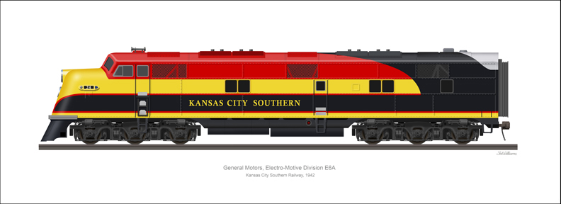 EMD E6A Kansas City Southern