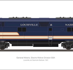 EMD E6A  Louisville and Nashville