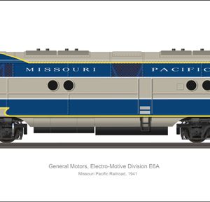 EMD E6A  Misouri Pacific