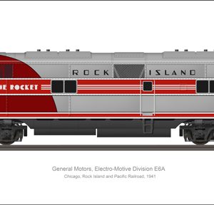 EMD E6A Rock Island Line