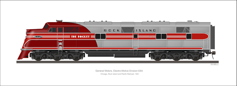 EMD E6A Rock Island Line