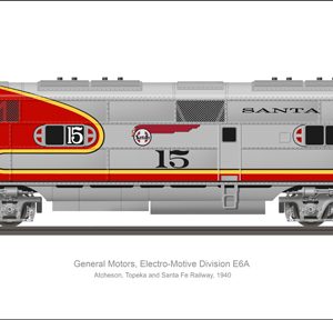 EMD E6A Santa Fe