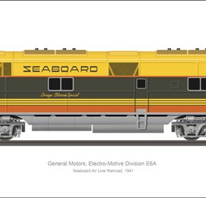 EMD E6A SEABOARD Orange Blossom Special