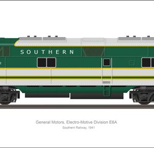 EMD E6A  SOUTHERN