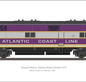 EMD E7A Atlantic Coast Line