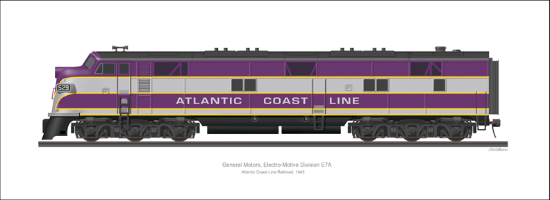 EMD E7A Atlantic Coast Line